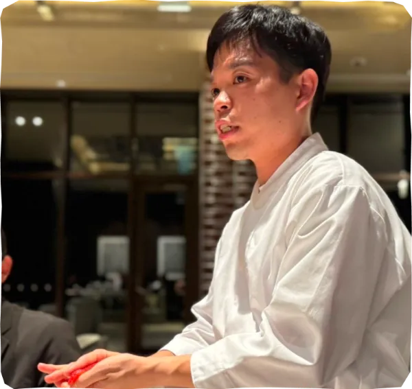 法人イベントで寿司を握る寿司職人
